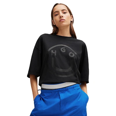 Oversized-Fit Logo Graphic T-Shirt