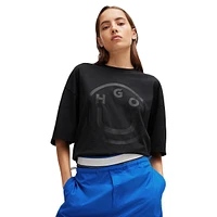 Oversized-Fit Logo Graphic T-Shirt