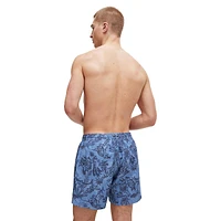 Undersea-Print Swim Shorts