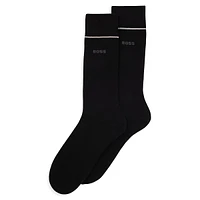 Men's 2-Pack Performance-Stretch Crew Socks Pack