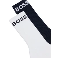 Men's 2-Pair Stretch Quarter-Length Socks