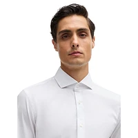 Hank Slim-Fit Easy-Iron Stretch-Cotton Shirt