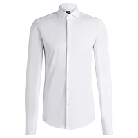 Hank Slim-Fit Easy-Iron Stretch-Cotton Shirt