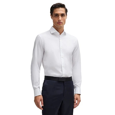 Hank Slim-Fit Easy-Iron Stretch-Cotton Shirt