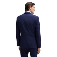 Slim-Fit Checked Stretch Wool-Blend 3-Piece Suit