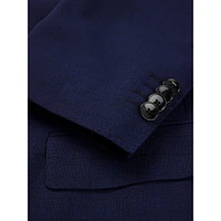 Slim-Fit Checked Stretch Wool-Blend 3-Piece Suit