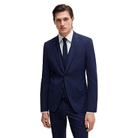 Slim-Fit Checked Stretch Wool-Blend 3-Piece Suit