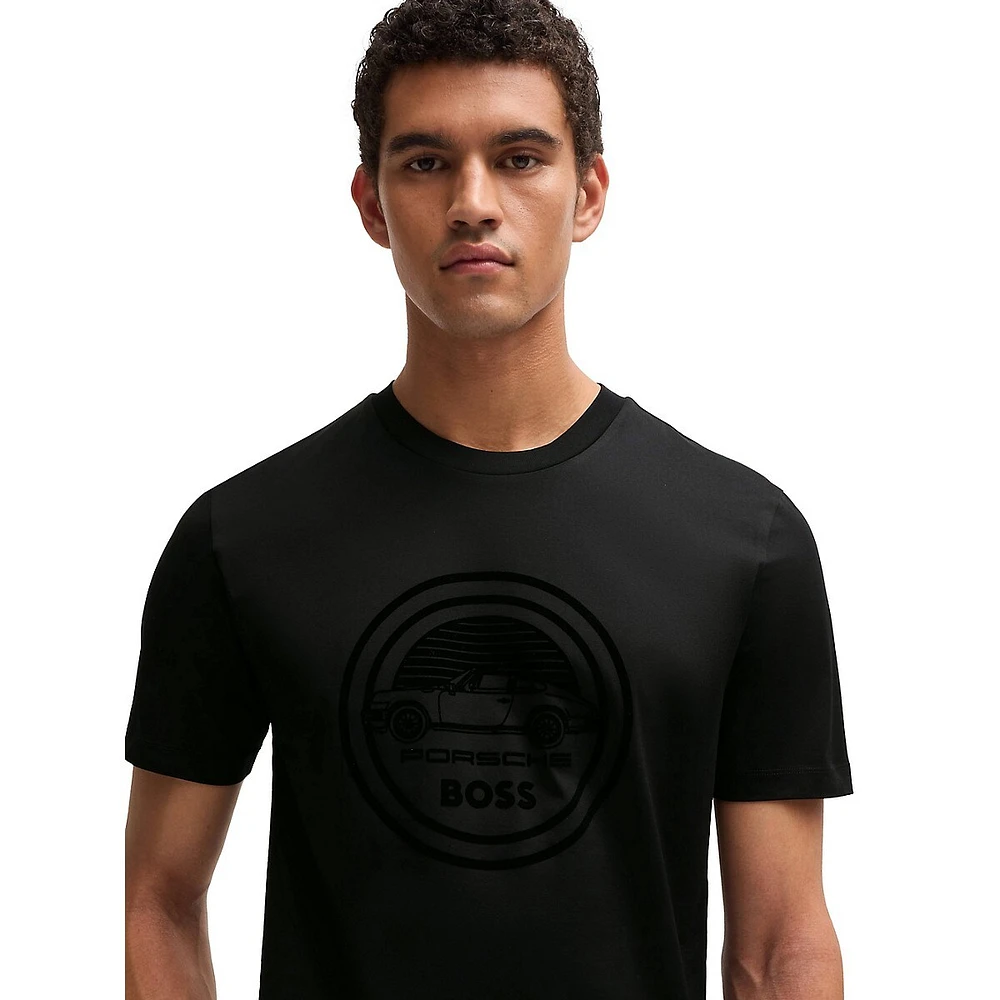 Porsche x BOSS Mercerized-Cotton T-Shirt