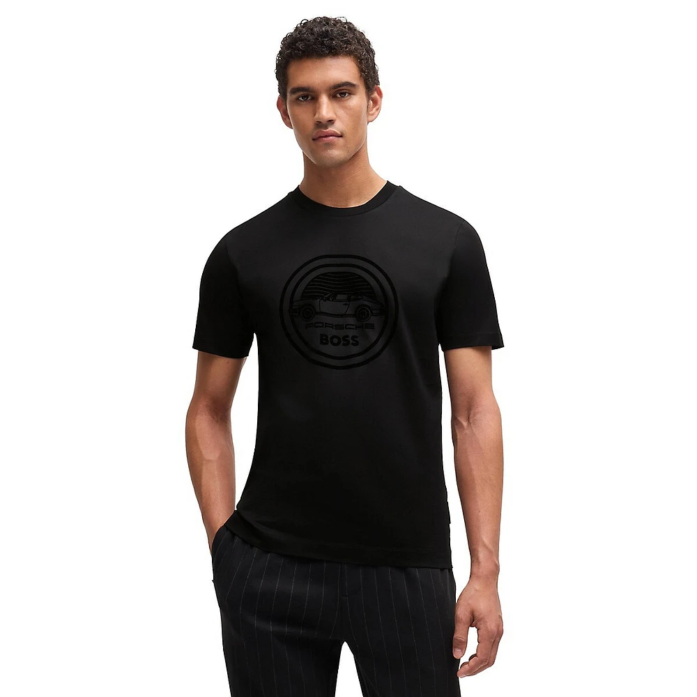 Porsche x BOSS Mercerized-Cotton T-Shirt