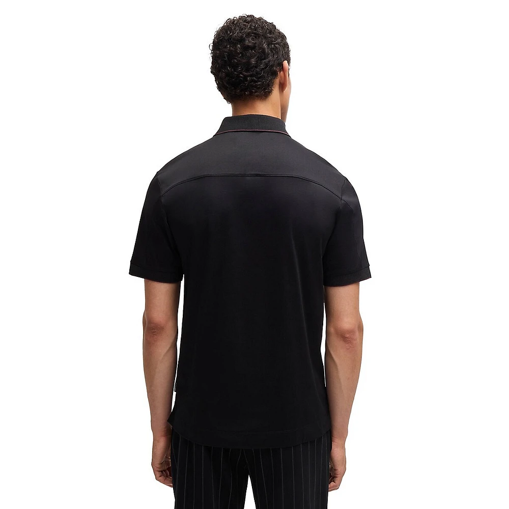 Porsche X Boss Mercerized-Cotton Polo Shirt