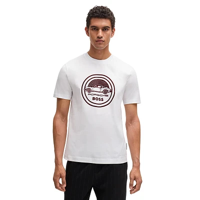 Porsche x BOSS Mercerized-Cotton T-Shirt