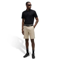 Relaxed-Fit Cotton Jacquard Logo Polo Shirt