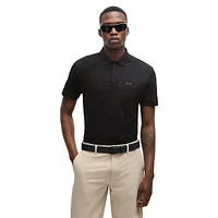 Relaxed-Fit Cotton Jacquard Logo Polo Shirt