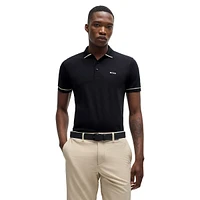 Slim-Fit Tipped Polo Shirt