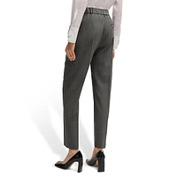 Pinstriped Virgin Wool Dress Pants