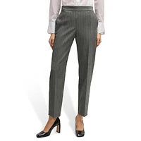 Pinstriped Virgin Wool Dress Pants