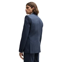 Extra Slim-Fit Houndstooth Stretch Wool-Blend Suit Jacket