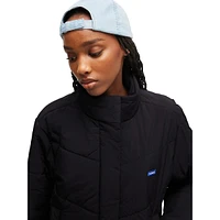 Falina Blue Logo Puffer Jacket