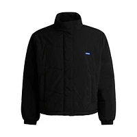 Falina Blue Logo Puffer Jacket