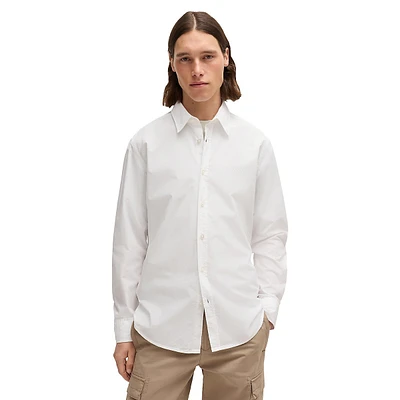 Regular-Fit Cotton Poplin Shirt