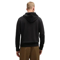 We Basic Relaxed-Fit Contrast Logo Hoodie