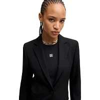 Regular-Fit Stretch Blazer