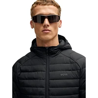 Water-Repellent Padded Jacket With Decorative Reflective Details