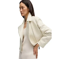 Cropped Bouclé Jacket