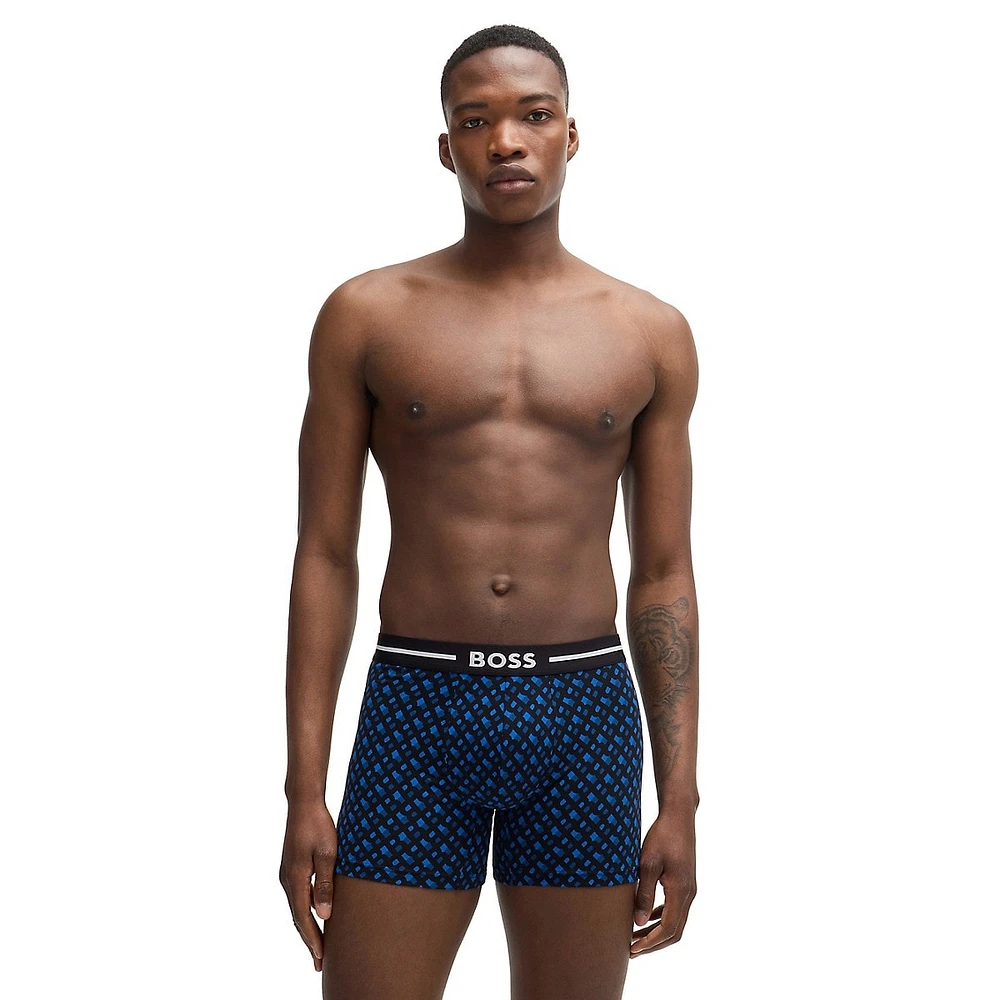 3-Pack Stretch-Cotton Boxer Briefs