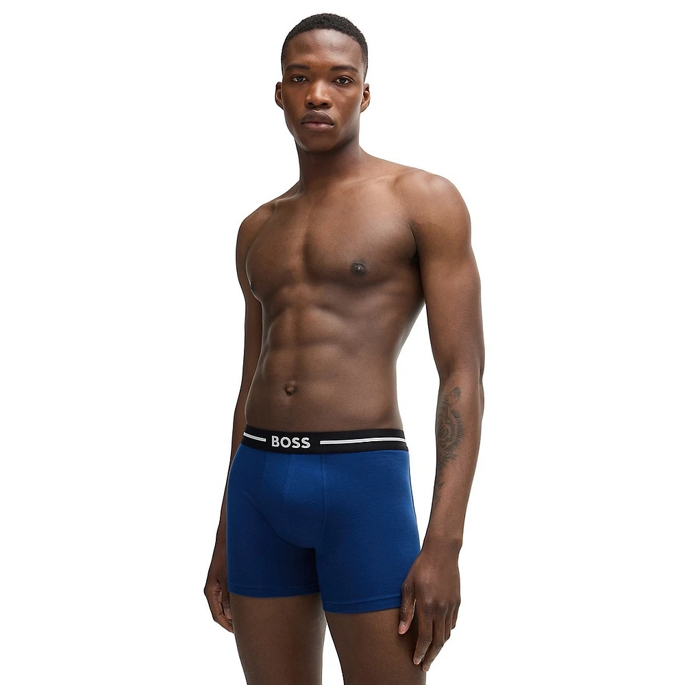 3-Pack Stretch-Cotton Boxer Briefs