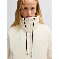 Water-Repellent Jacket With Smiley-Face Logo