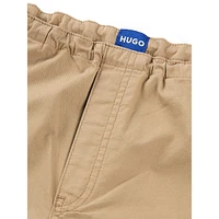 Baggy-Fit Cotton Canvas Parachute Pants