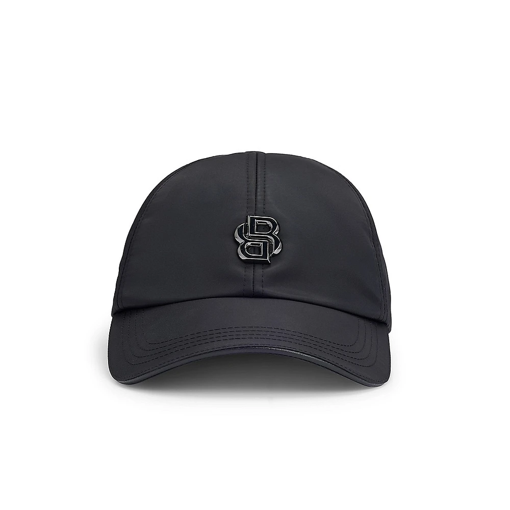 Double B Monogram Woven Waterproof Cap