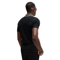 Interlock-Cotton Logo Polo Shirt