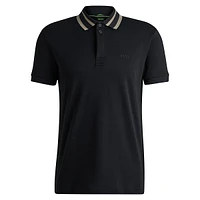 Interlock-Cotton Logo Polo Shirt