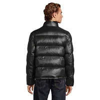 Shiny Tech-Fill Puffer Jacket