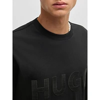 Tonal Logo Cotton-Jersey Oversized T-Shirt