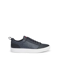 Men's Monogram-Print Trainers