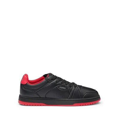 Men's Contrast-Trim Logo Sneakers