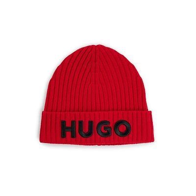 Unisex Logo-Lettered Virgin Wool Toque