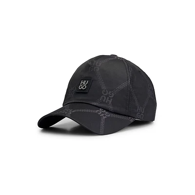 Stacked-Logo Twill Ball Cap