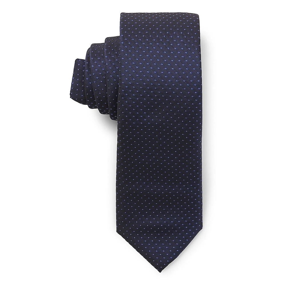 Jacquard Silk Classic-Cut Tie