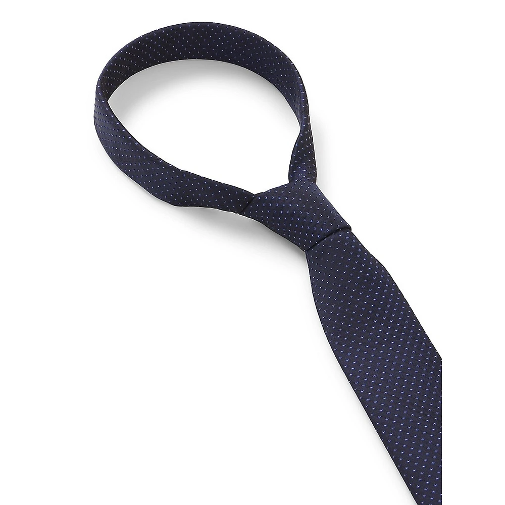 Jacquard Silk Classic-Cut Tie