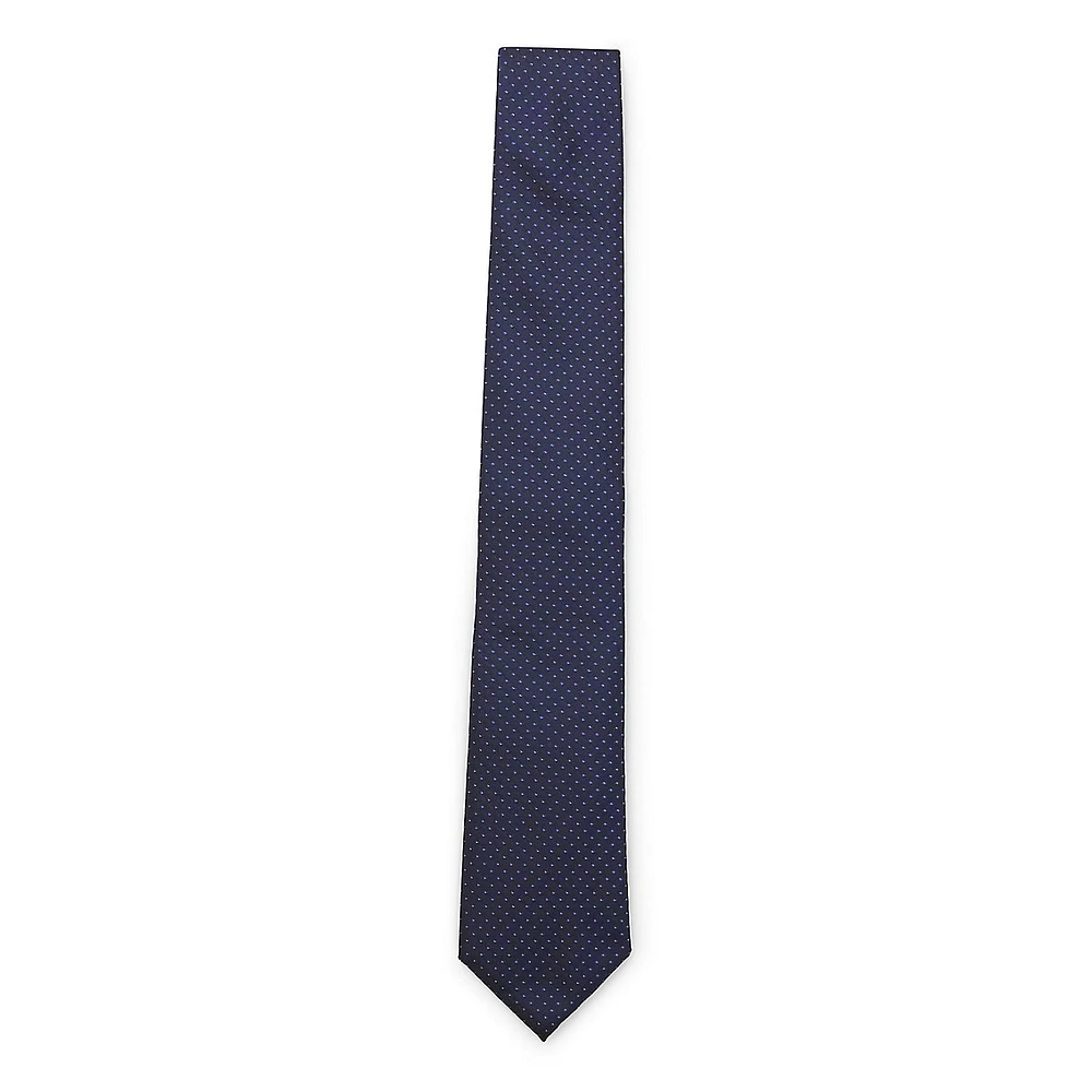 Jacquard Silk Classic-Cut Tie