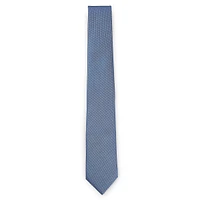 Silk-Blend Micro Jacquard Classic-Cut Tie