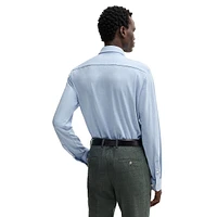 Slim-Fit Stretch-Cotton Jersey Shirt