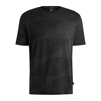 Mercerized-Cotton Two-Tone Jacquard T-Shirt