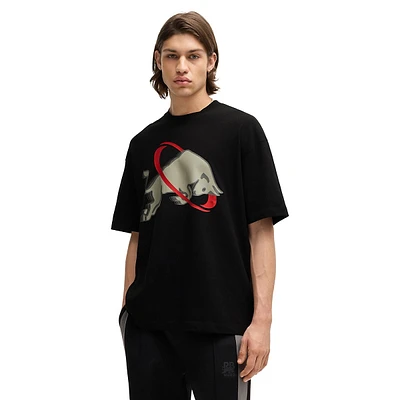 Hugo x RB Signature Bull Motif T-Shirt