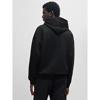 Oversized Tonal-Logo French Terry Hoodie