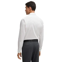 Regular-Fit Easy-Iron Stretch-Cotton Poplin Dress Shirt